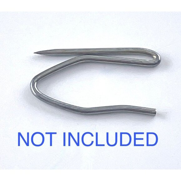 Vintage 70s net woven curtain, long cream & brown mesh, single pleated panel - Picture 6 of 6